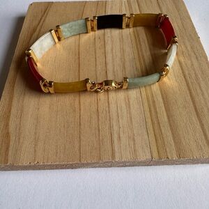 Multicolor Gold-Tone Bracelet